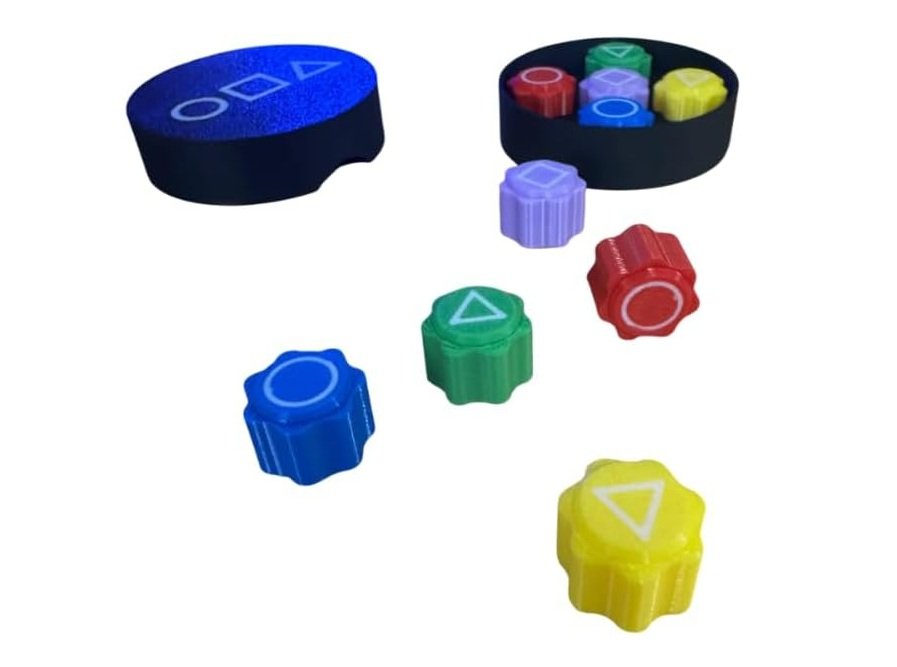 Jogo 5 Marias Gonggi Round 6 Peças Lisas Acabamento Perfeito