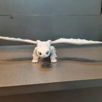 Boneco Fúria da Luz impressora 3D 21cm