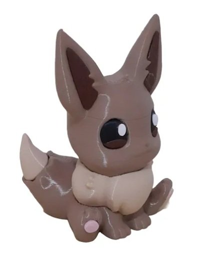 Boneco Pokemon Eevee Impresso Em 3d 5cm