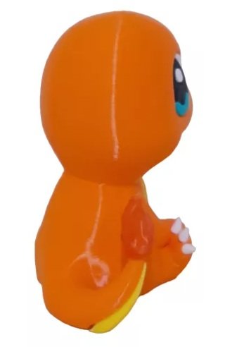 Boneco Pokemon Charmander Impresso Em 3d 5cm