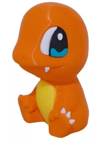 Boneco Pokemon Charmander Impresso Em 3d 5cm