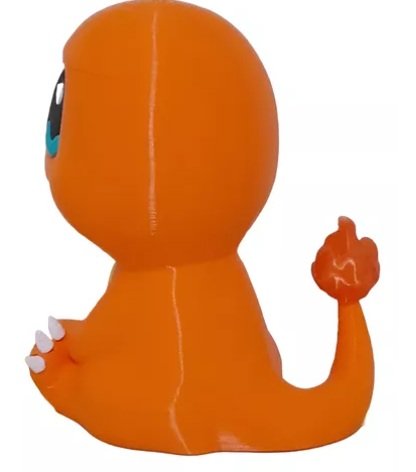 Boneco Pokemon Charmander Impresso Em 3d 5cm
