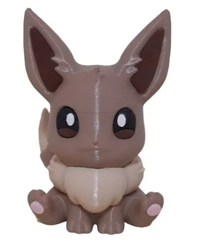 Boneco Pokemon Eevee Impresso Em 3d 5cm