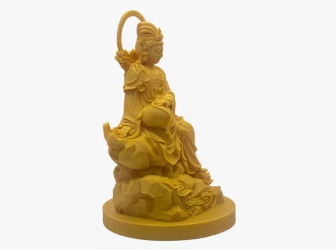 Estatua Budha Impresso Em 3d 24cm