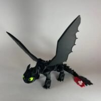 Boneco Fúria da Noite Banguela impressora 21cm 3D