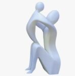 Escultura Estátua Mãe E Filho Impresso Em 3d