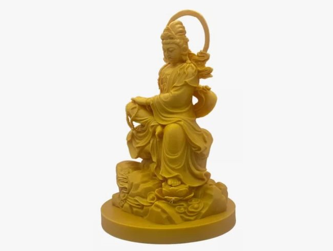 Estatua Budha Impresso Em 3d 24cm