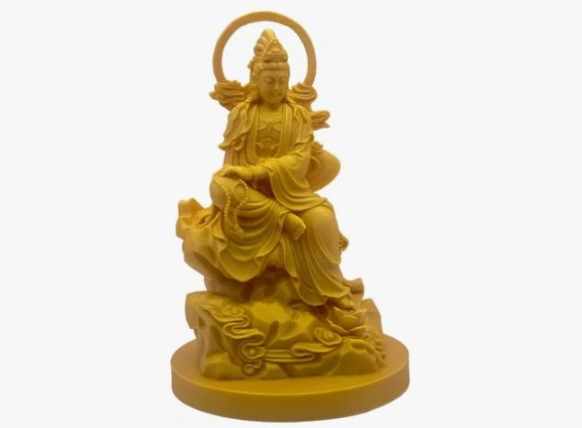 Estatua Budha Impresso Em 3d 24cm