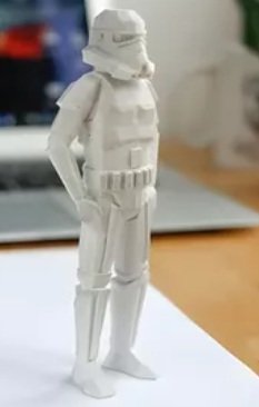 Boneco Stormtrooper Impresso Em 3d