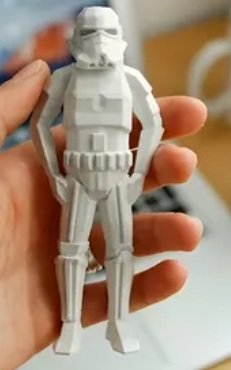 Boneco Stormtrooper Impresso Em 3d