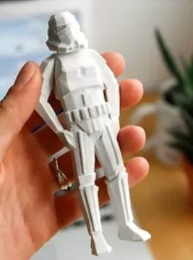 Boneco Stormtrooper Impresso Em 3d