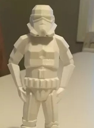 Boneco Stormtrooper Impresso Em 3d