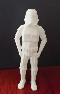 Boneco Stormtrooper Impresso Em 3d