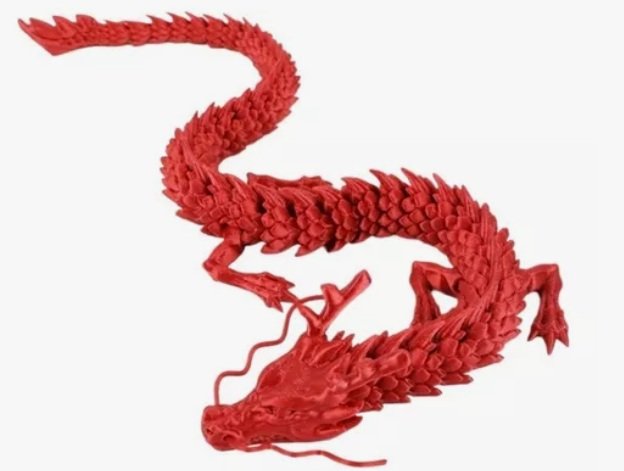 Dragão Articulado Modelo De Dragão Impresso Em 3d Dragão