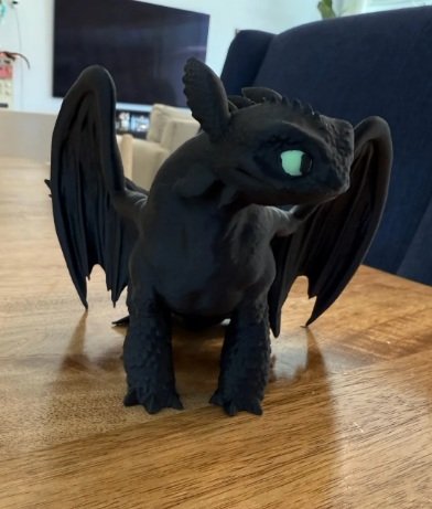 Dragão Sem Dentes Multicolorido AMS