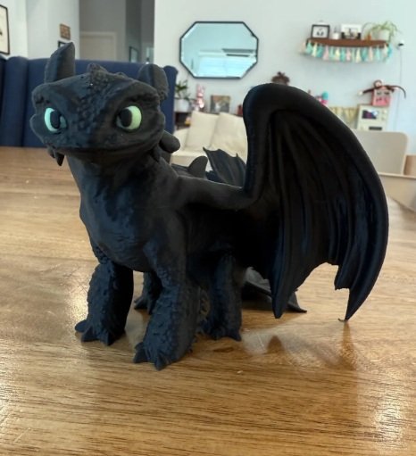 Dragão Sem Dentes Multicolorido AMS