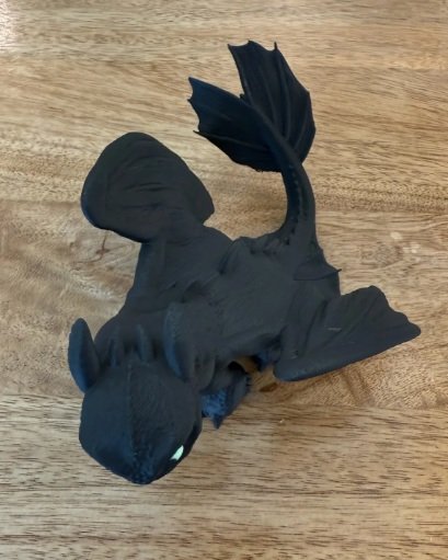 Dragão Sem Dentes Multicolorido AMS