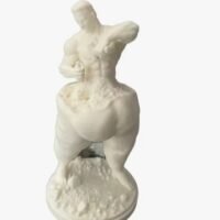 Escultura Homem Esculpindo Corpo Decoração Nutricionista 3d