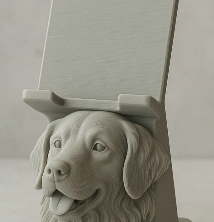 Estátua de Golden Retriever